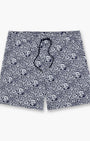 Fair Harbor Swimwear Navy Sea Tiles Bungalow Trunk