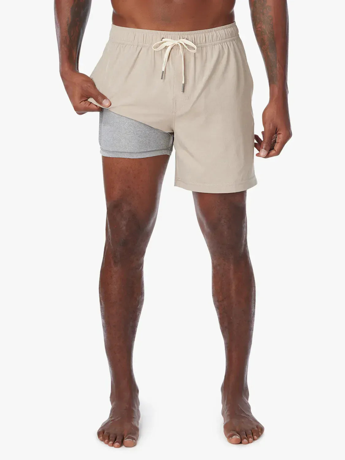 Fair Harbor Swimwear One Short in Khaki