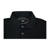 Fedeli Polos Zero: Polo T-shirt in Organic Giza Cotton - Black