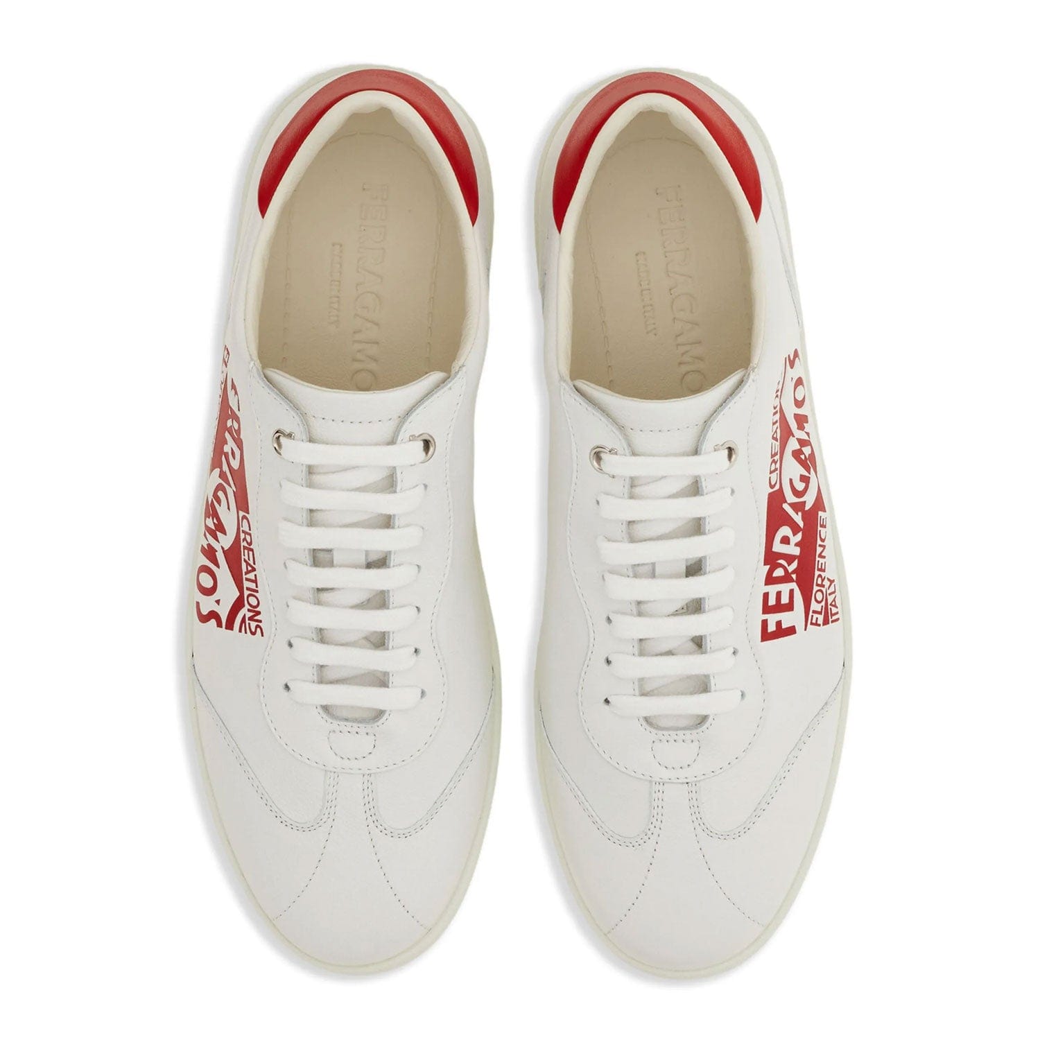 Ferragamo Shoes Achille T-toe Vintage Logo Retro Sneaker
