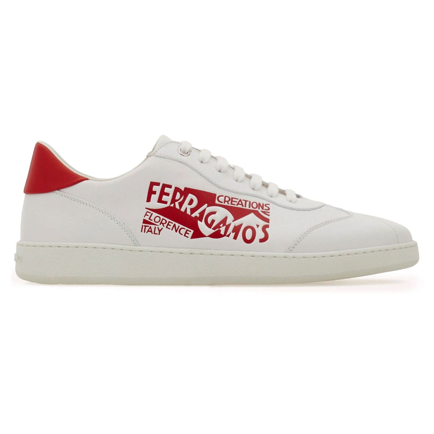 Ferragamo Shoes Achille T-toe Vintage Logo Retro Sneaker