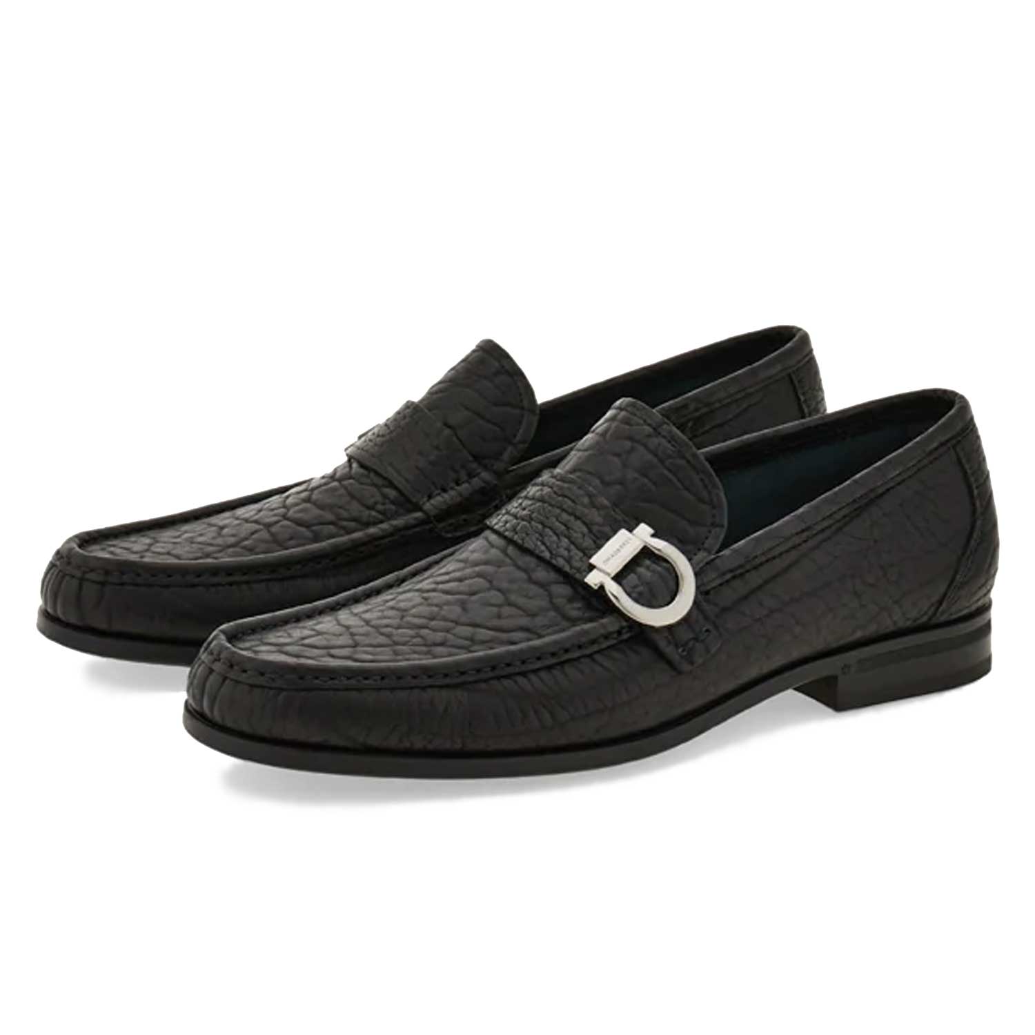 Ferragamo Shoes Caspian 2 Bullhide Gancini Loafer
