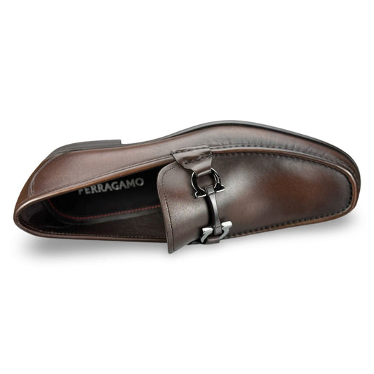 Ferragamo Shoes Grandioso 2 Gancini Bit Loafer