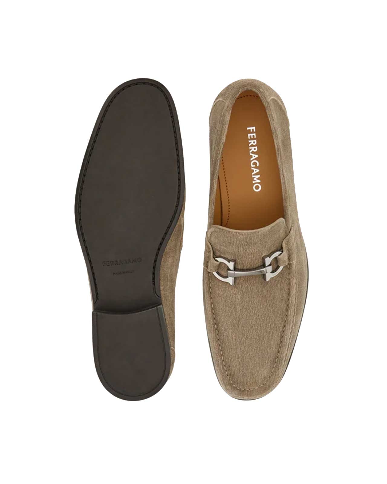 Ferragamo Shoes Grandioso Gancini Bit Loafer