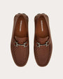 Ferragamo Shoes Parigi Woven Gancini Driver