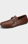 Ferragamo Shoes Parigi Woven Gancini Driver