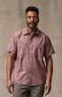 Filson Camp Shirt Short Sleeve Chambray Shirt in Sable