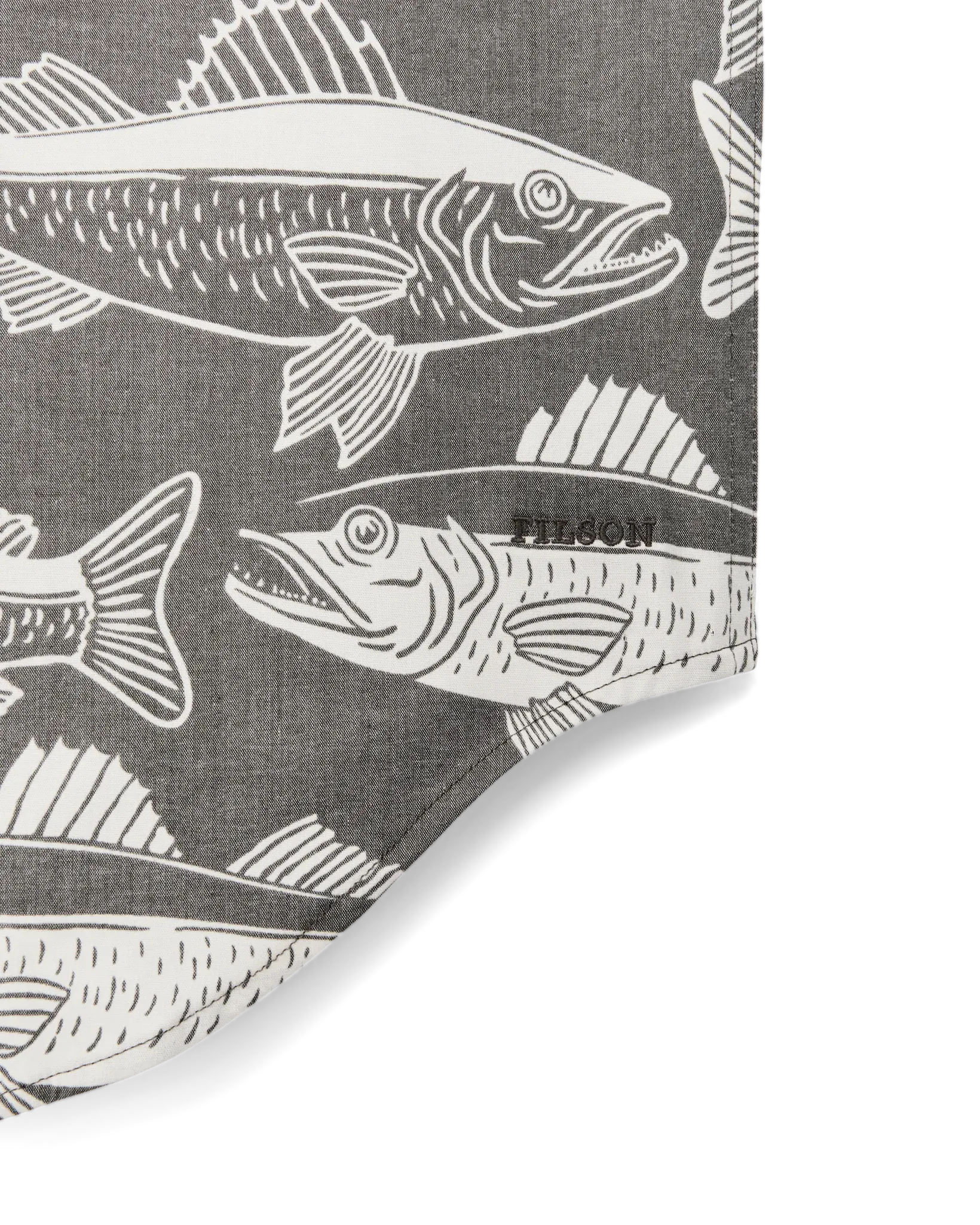 Filson Camp Shirt Twin Lakes Short Sleeve Sport Shirt in Beluga