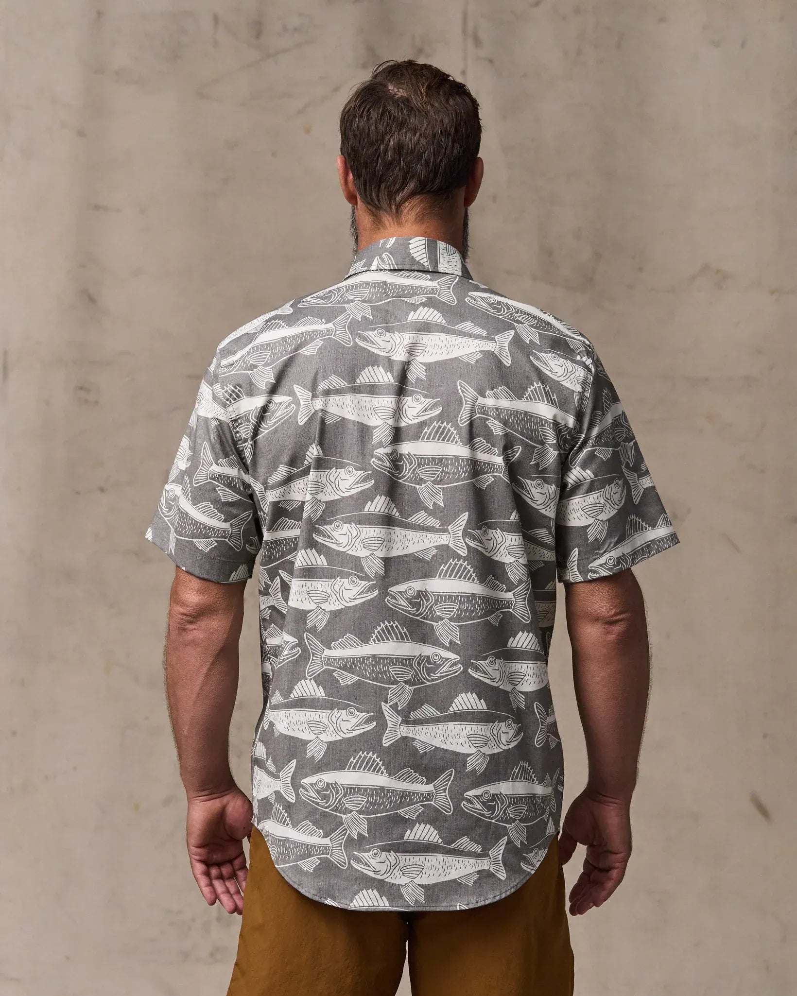 Filson Camp Shirt Twin Lakes Short Sleeve Sport Shirt in Beluga