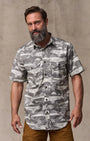 Filson Camp Shirt Twin Lakes Short Sleeve Sport Shirt in Beluga