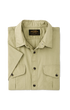 Filson Camp Shirt Washed Short Sleeve Feather Cloth Shirt in Lakebed
