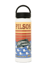 Filson Drinkwear White/ Dusk Fish / One Size 20 oz. Metal Water Bottle