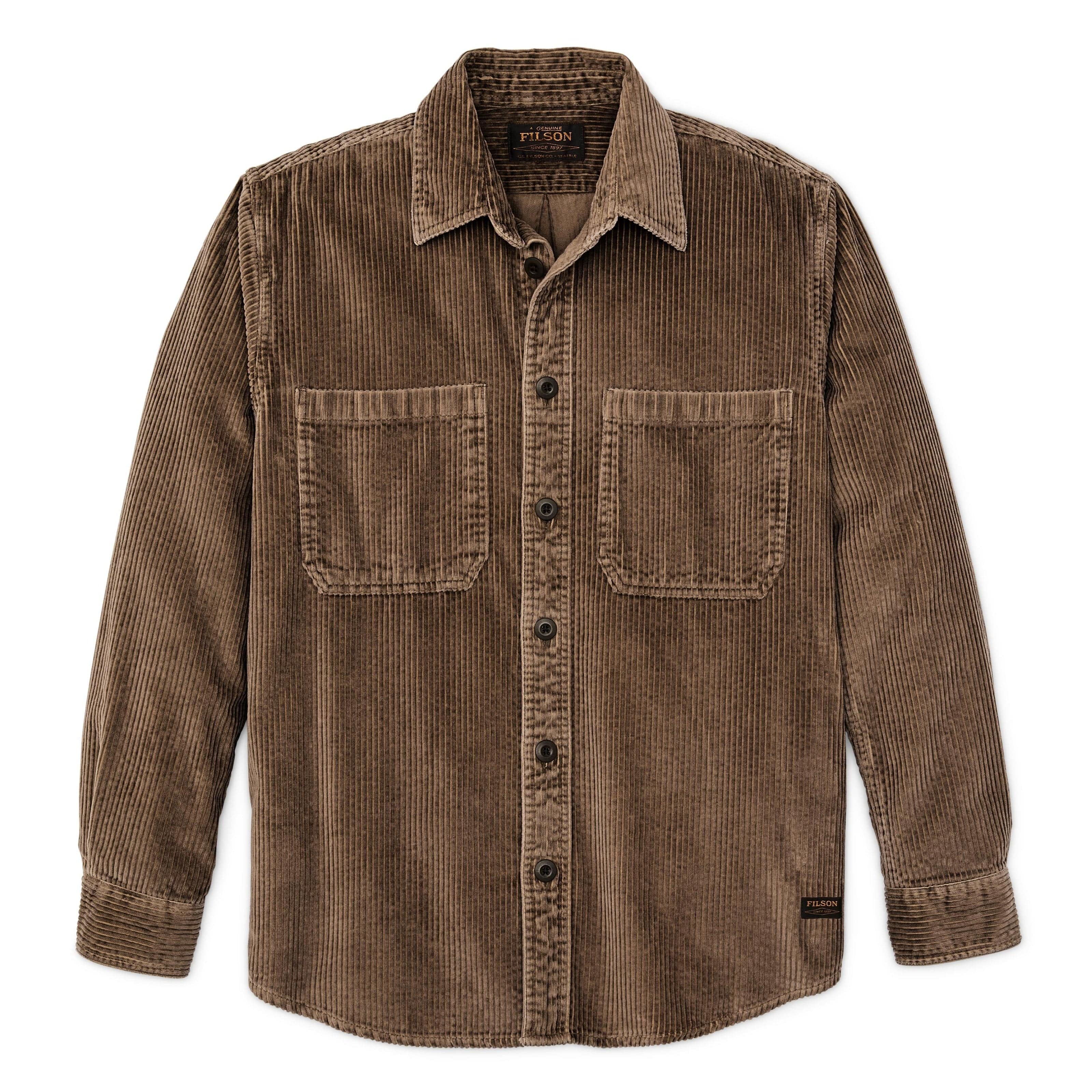 Filson Flannels & Overshirts BROWN / M 6-wale Corduroy Shirt