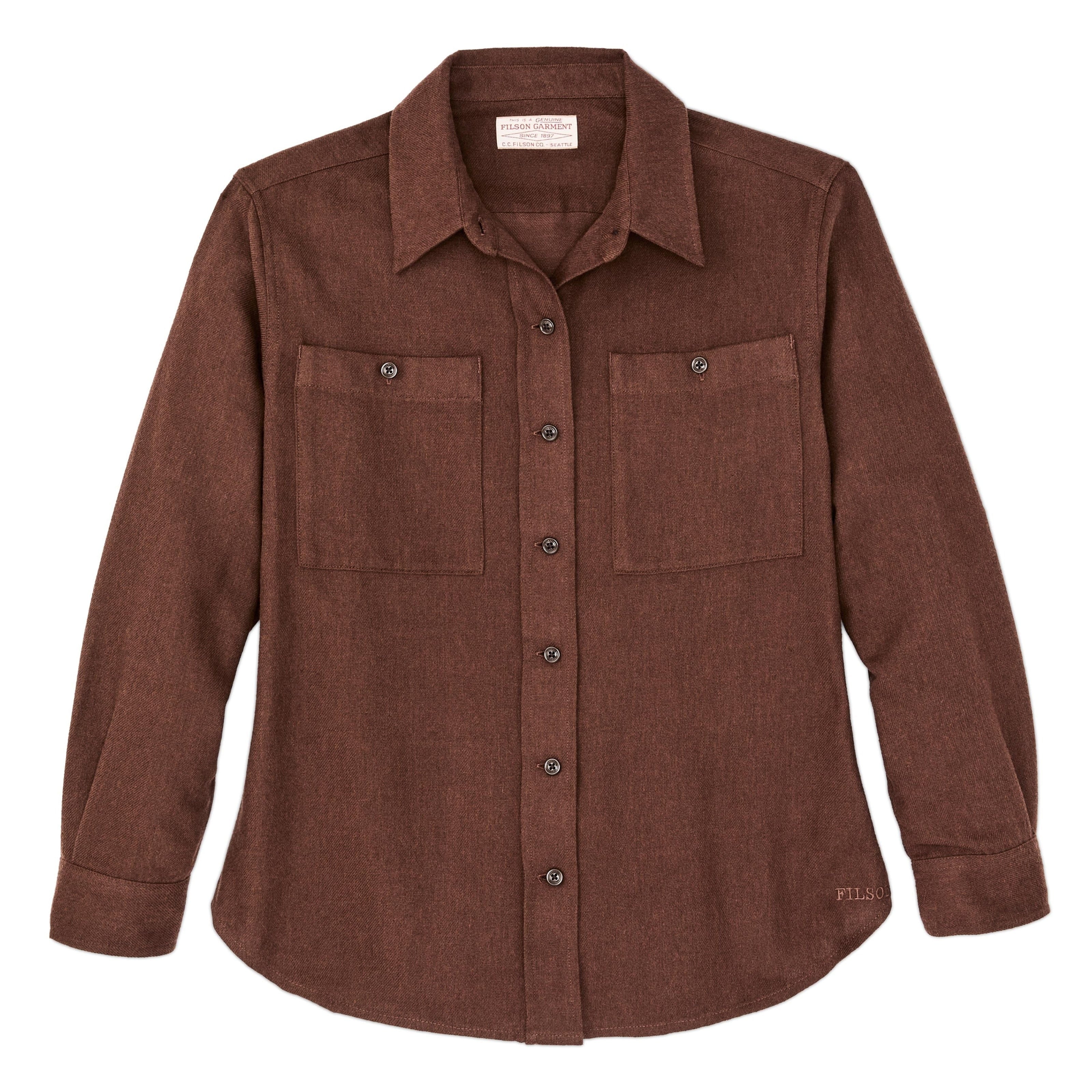 Filson Flannels & Overshirts CHESTNUT HEATHER / XS The Women's Rangeland Flannel Shirt