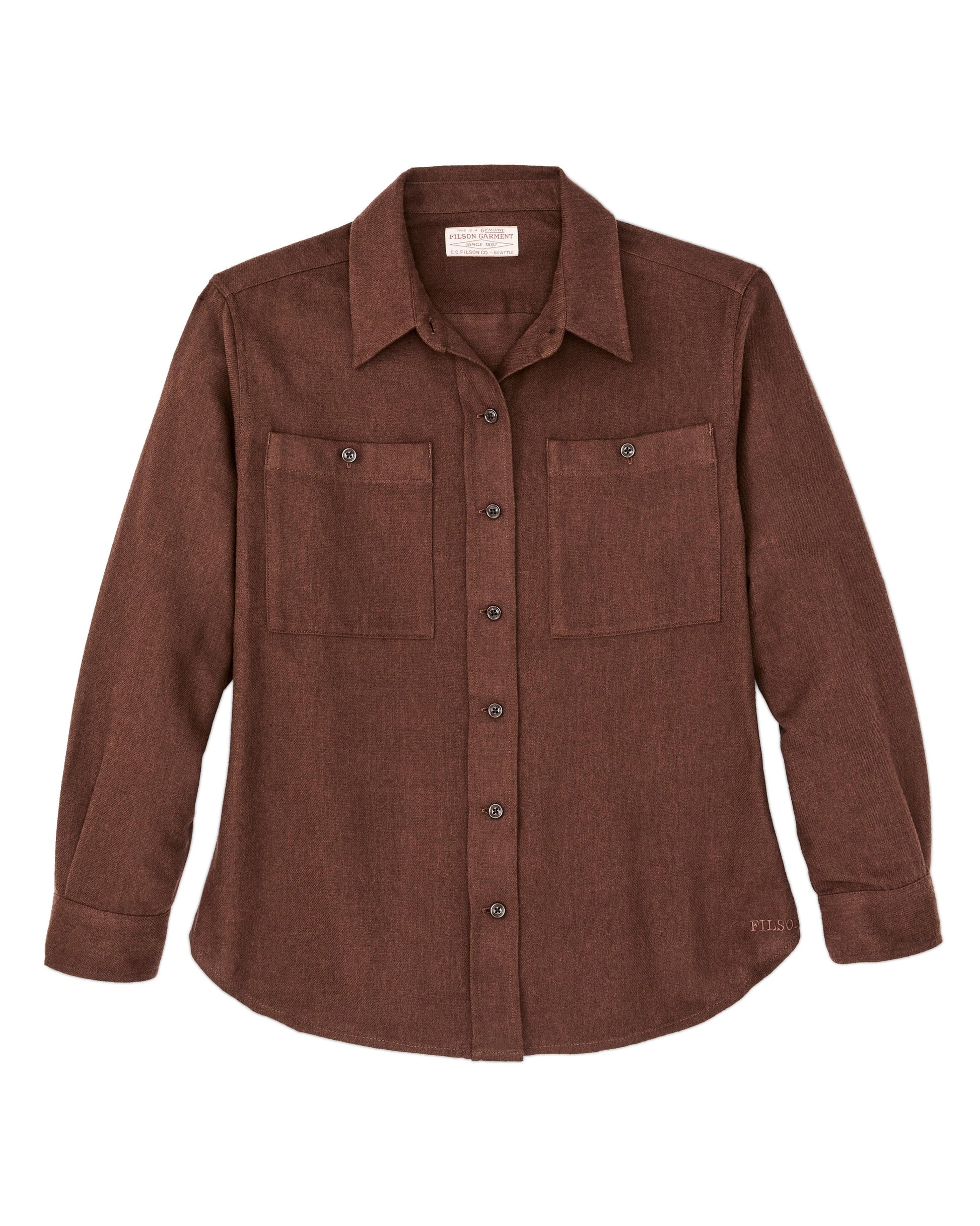 Filson Flannels & Overshirts CHESTNUT HEATHER / XS The Women's Rangeland Flannel Shirt