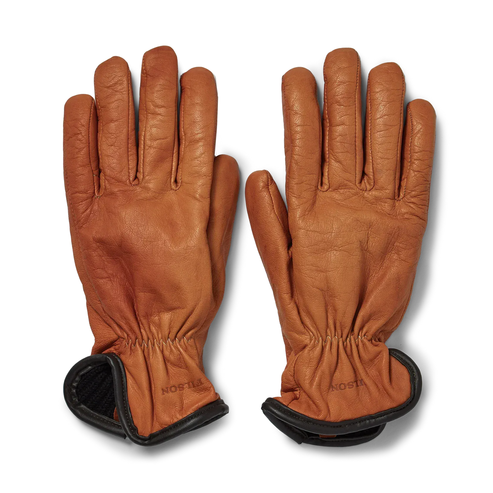 Filson Gloves Original Lined Goatskin Gloves in Saddlebrown