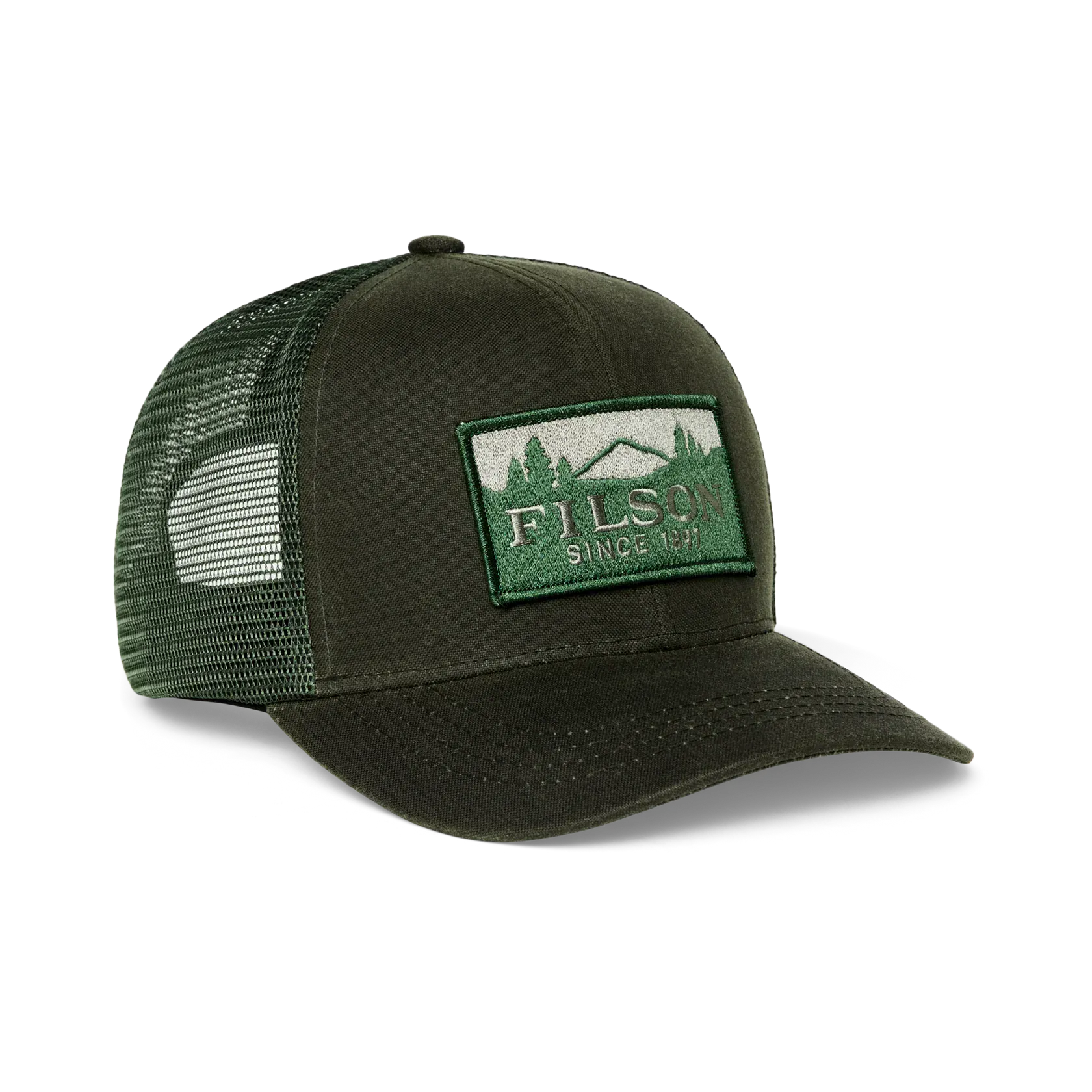 Filson Hats 308 / OS Logger Mesh Cap in Otter Green
