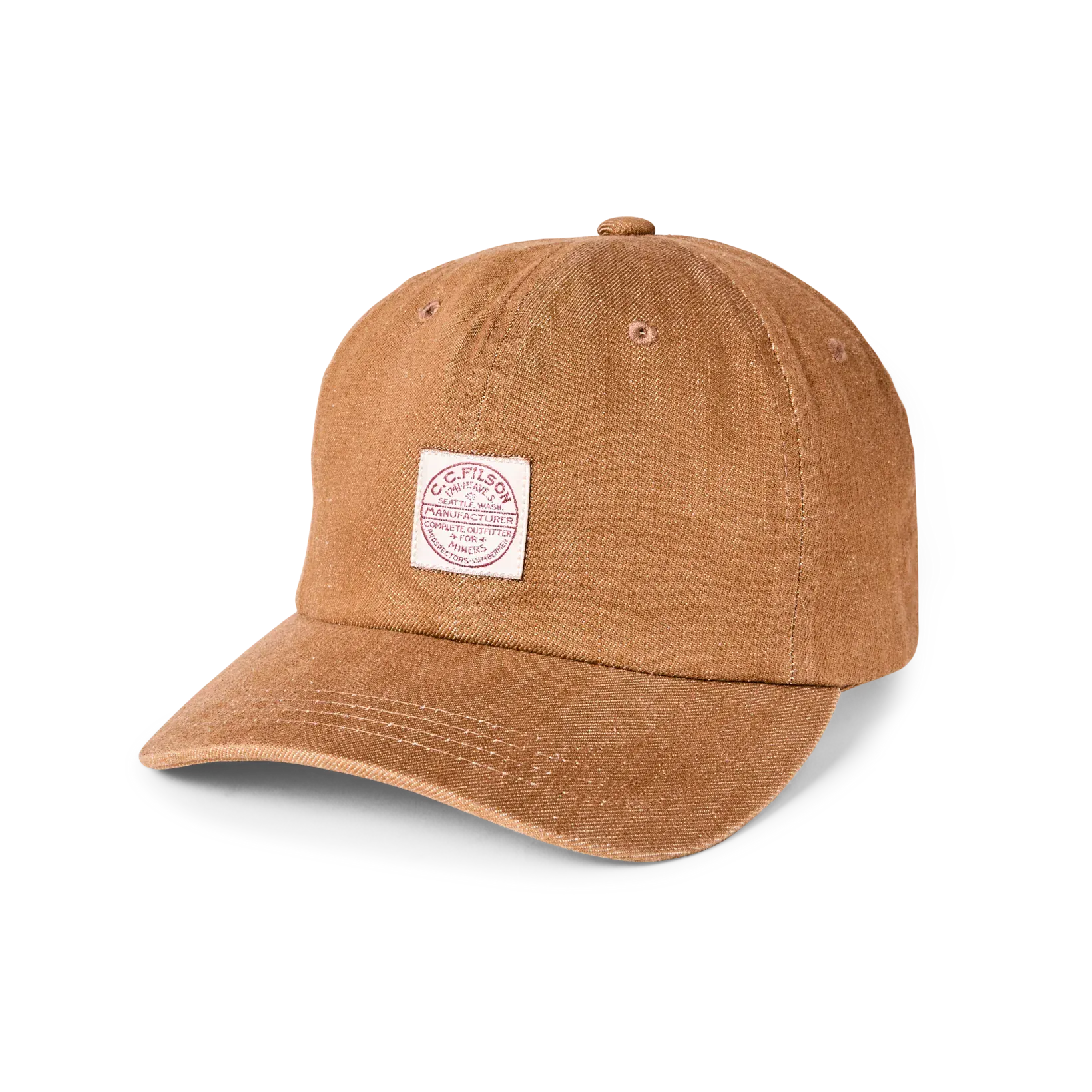 Filson Hats 9.5-oz. Denim Cap in Harvest Tan