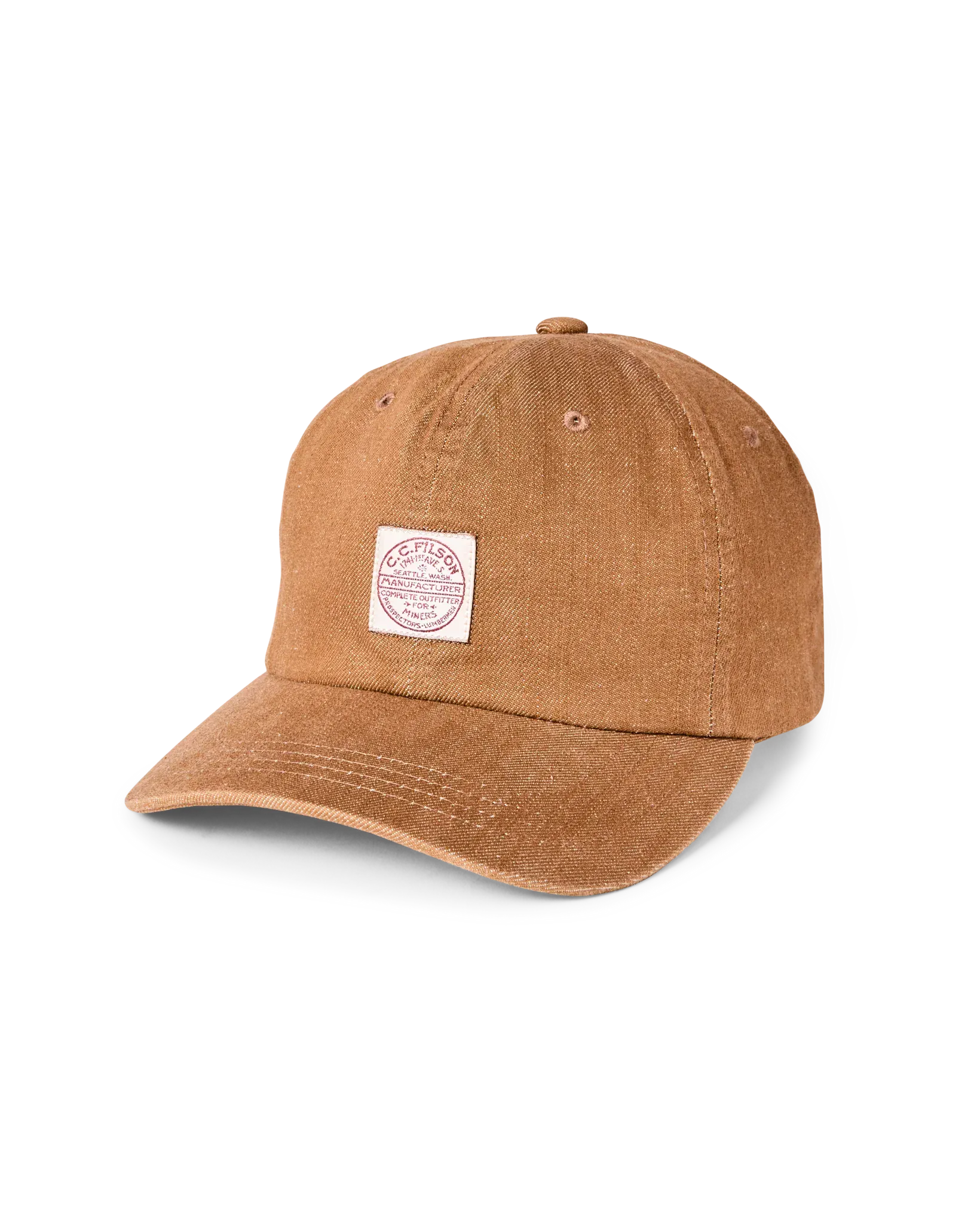 Filson Hats 9.5-oz. Denim Cap in Harvest Tan