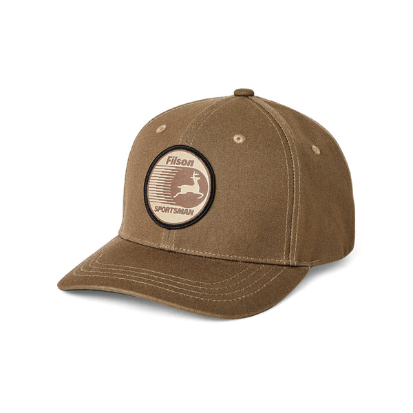 Filson Hats Dry Tin Cloth Logger Hat- Marsh Olive/Sportsman