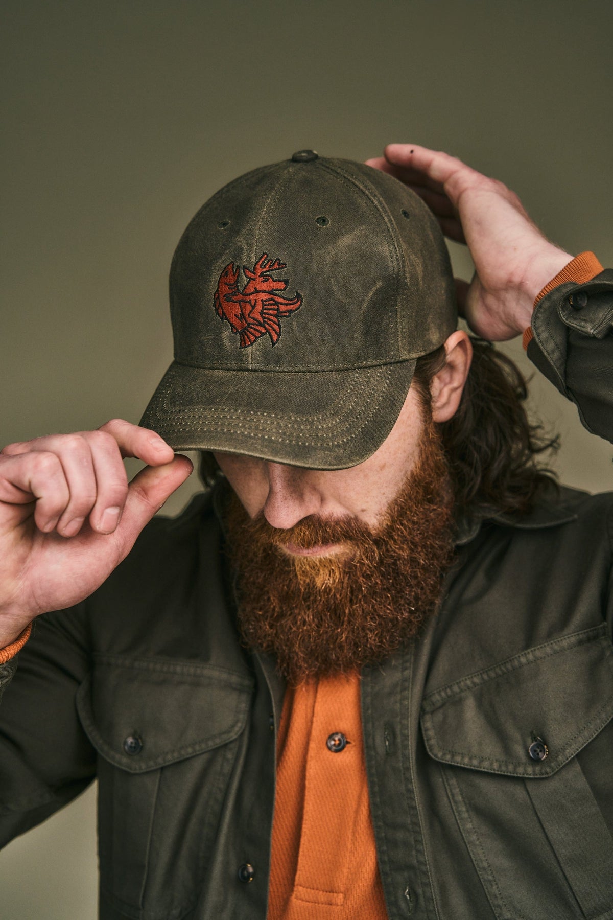 Dry tin low-profile logger cap by Filson | Raven (Black)