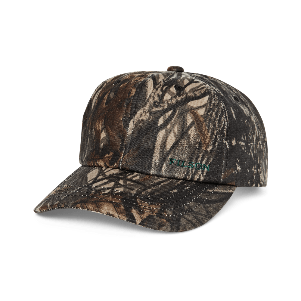 Filson Hats Oil Tin Low Profile Hat- Realtree Hardwoods Camo