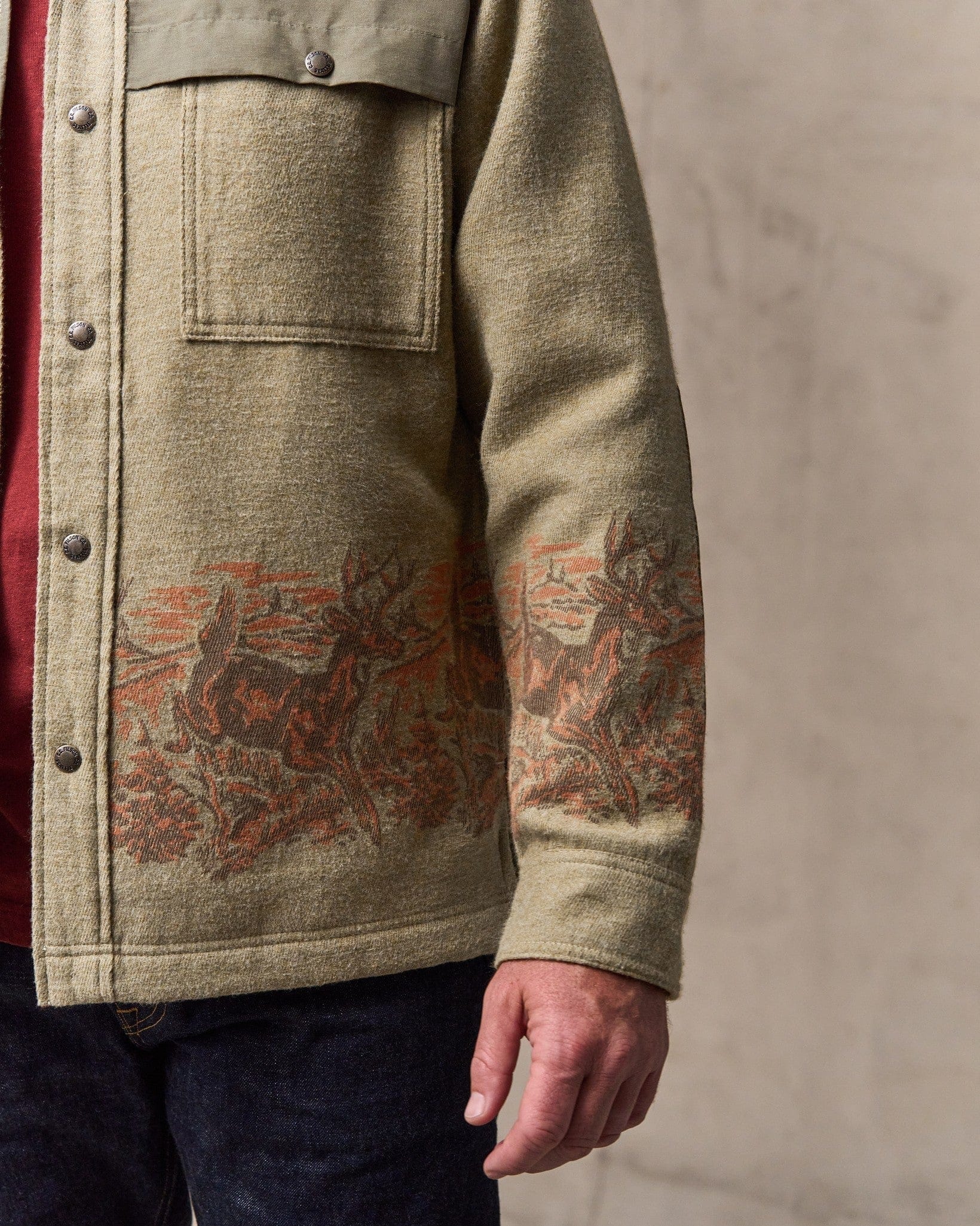 Filson Jackets Colchuck Forester Jac-shirt in Sage