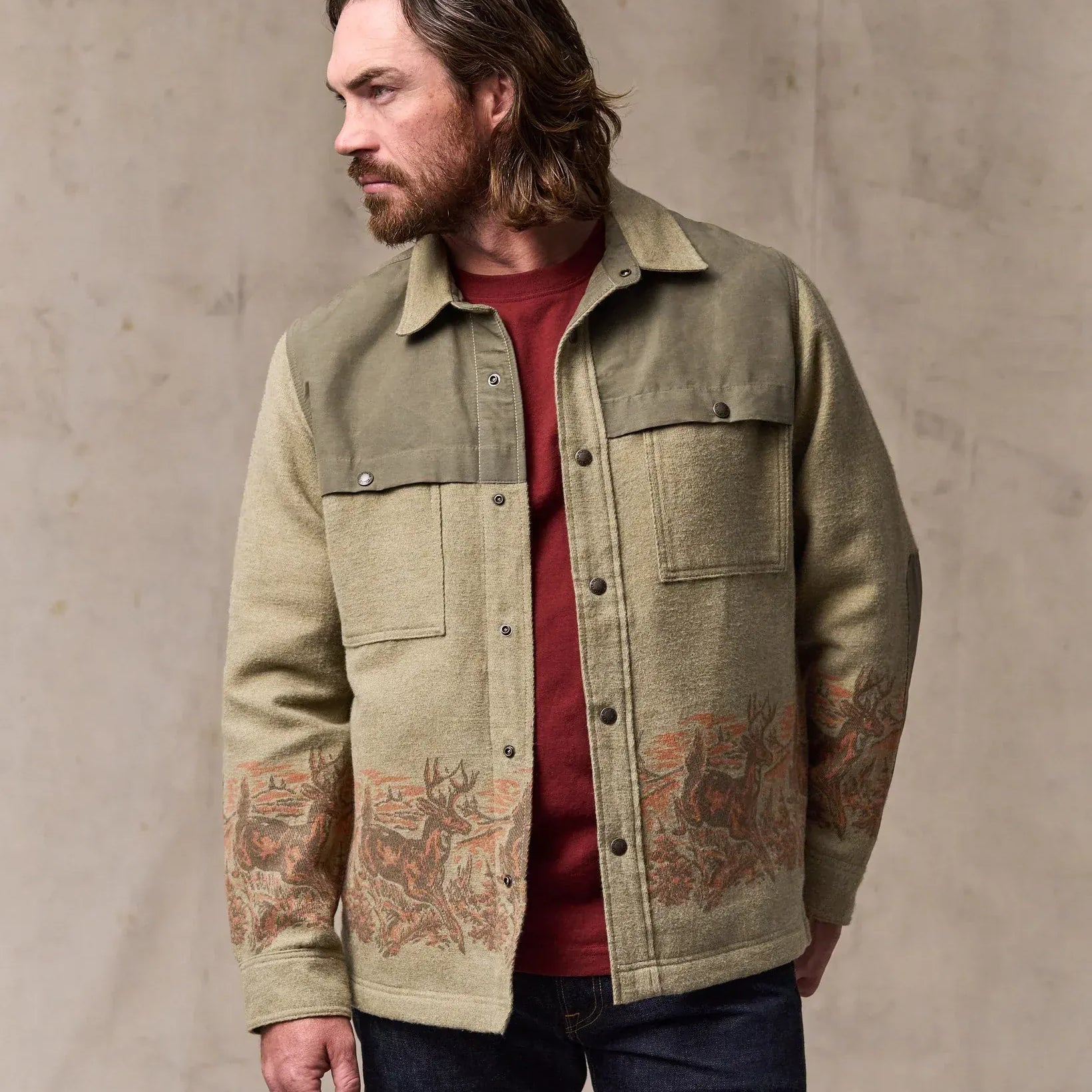 Filson Jackets Colchuck Forester Jac-shirt in Sage