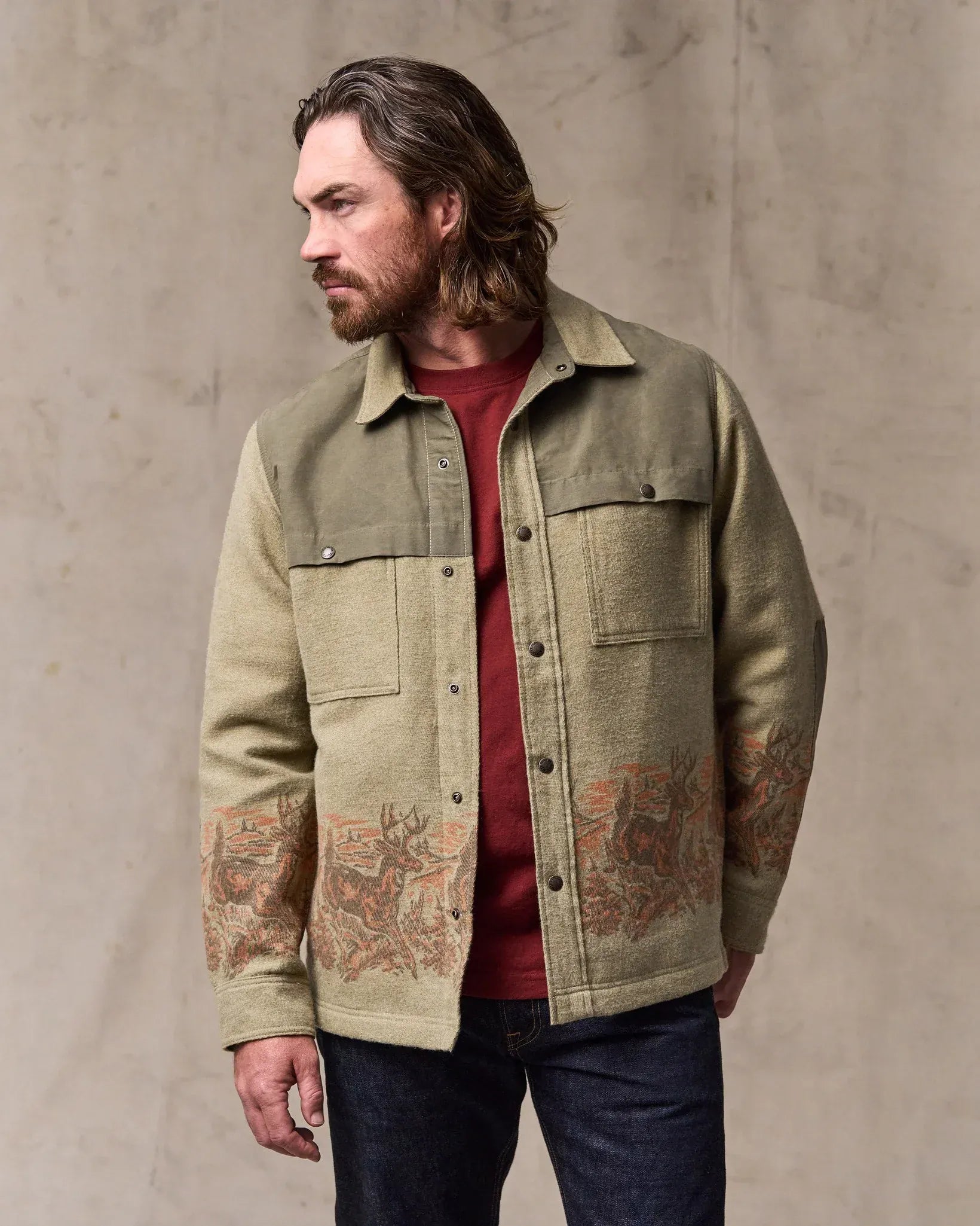 Filson Jackets Colchuck Forester Jac-shirt in Sage