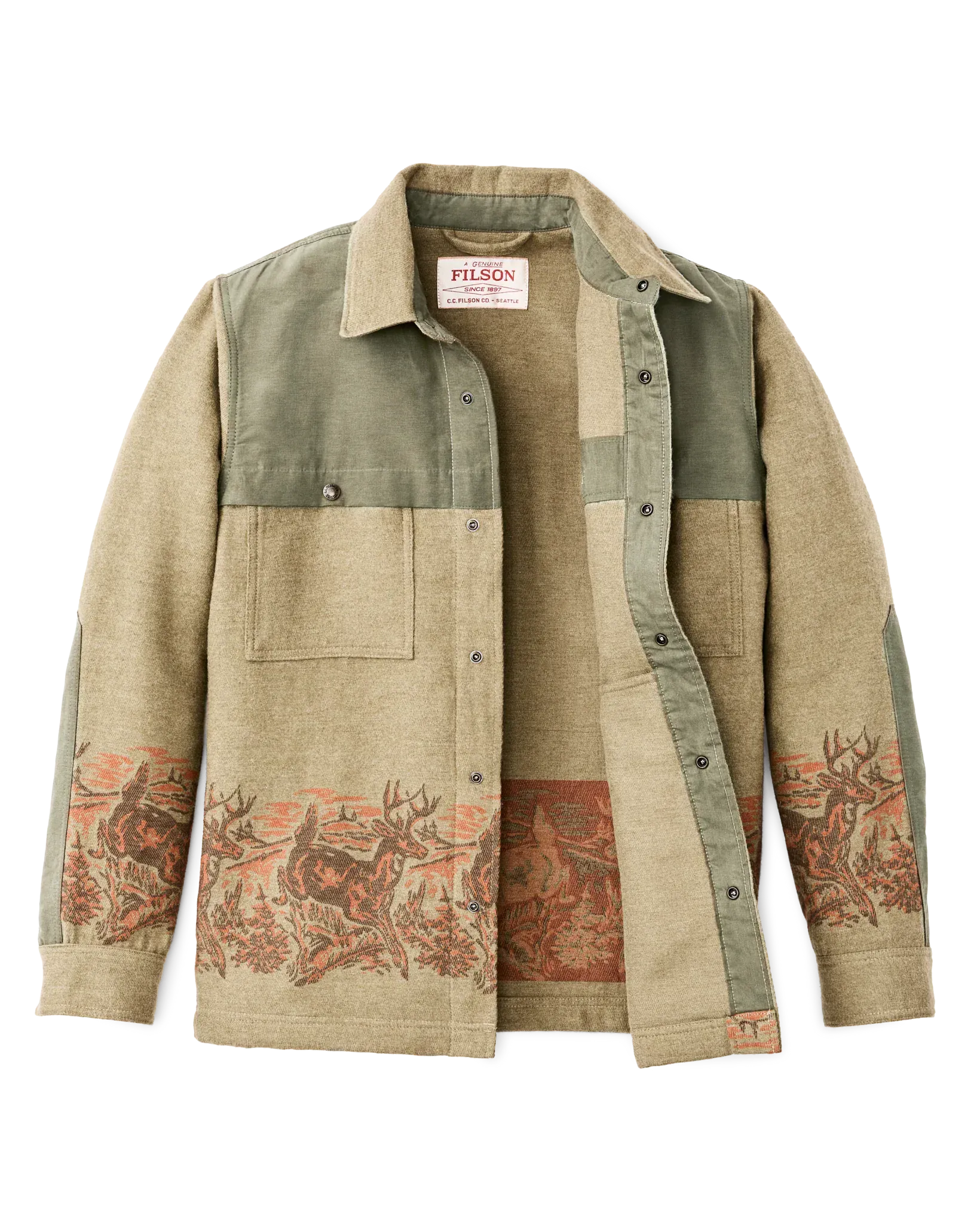 Filson Jackets Colchuck Forester Jac-shirt in Sage