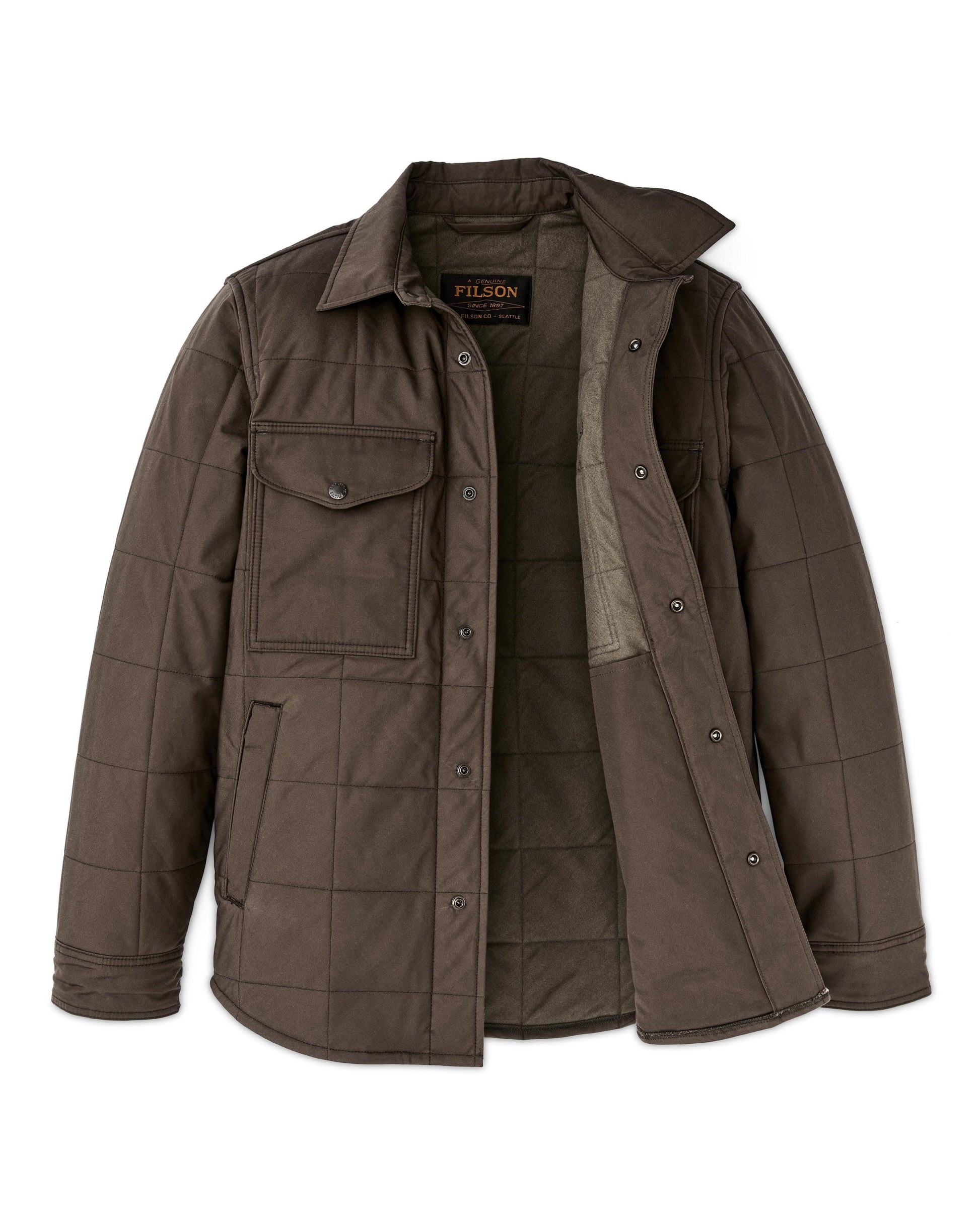 Filson Jackets Cover Cloth Quilted Jac-shirt