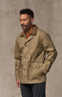 Filson Jackets Dry Wax Mile Marker Coat in Dark Beige