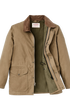 Filson Jackets Dry Wax Mile Marker Coat in Dark Beige