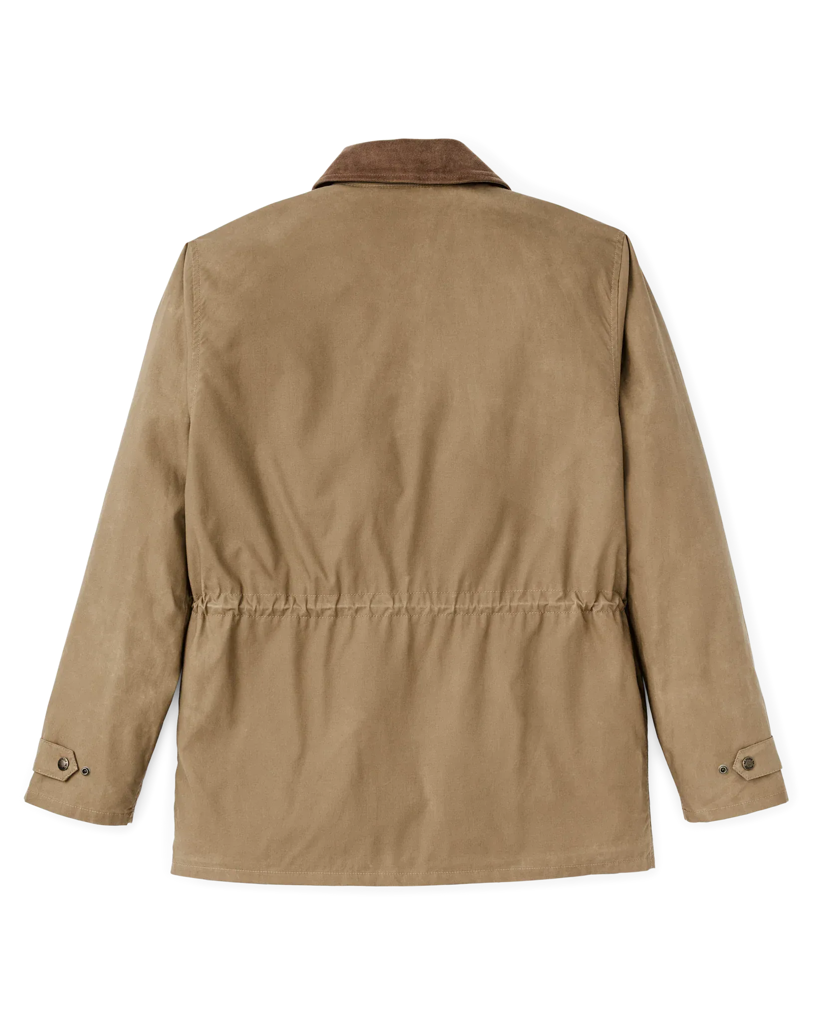 Filson Jackets Dry Wax Mile Marker Coat in Dark Beige