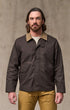 Filson Jackets Dry Wax Short Field Jacket in Dark Brown