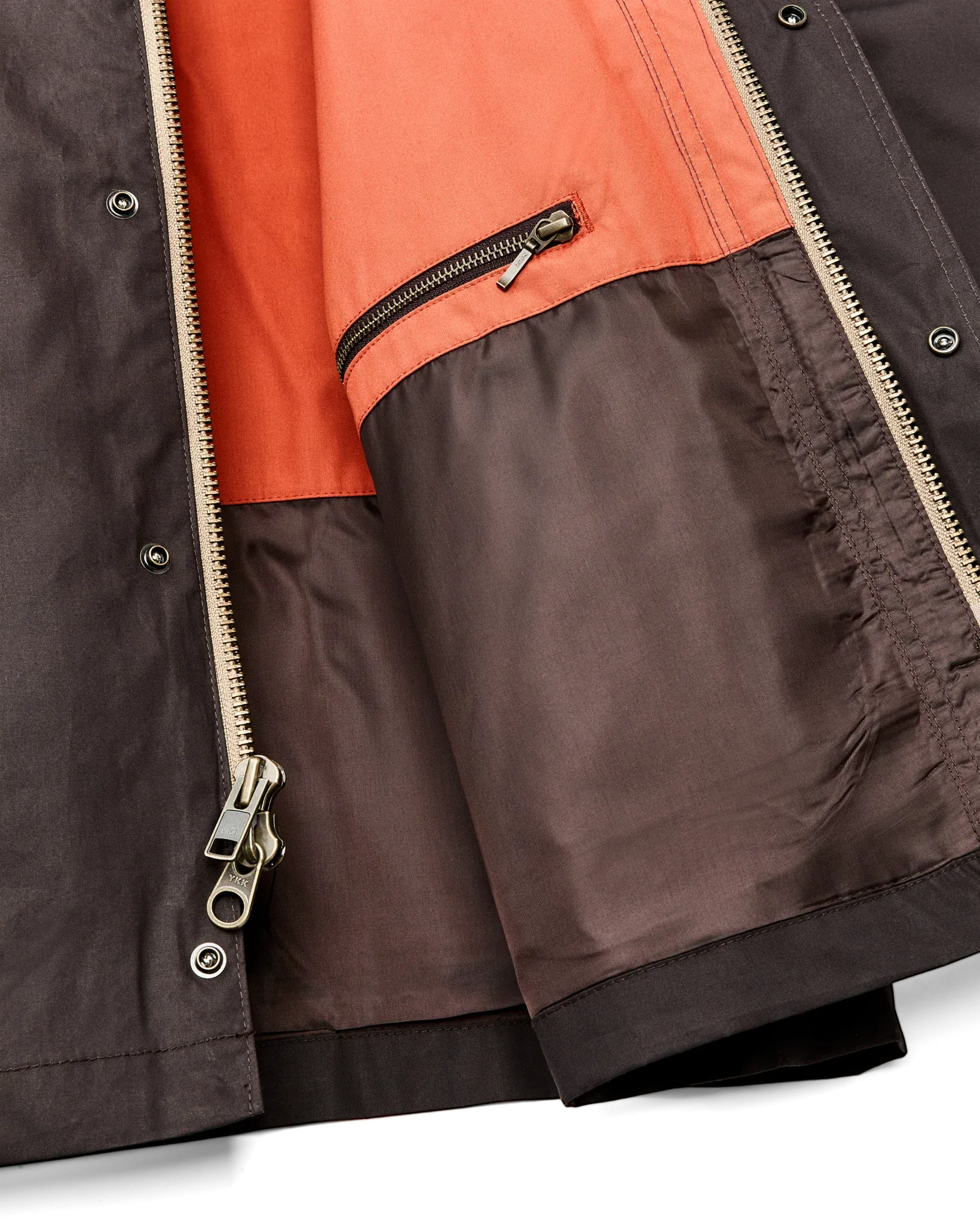 Filson Jackets Dry Wax Short Field Jacket in Dark Brown