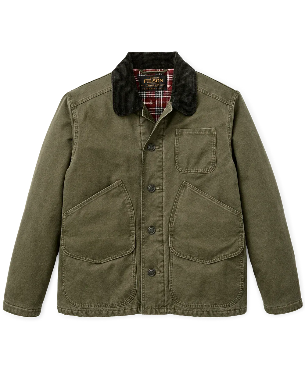 Filson Jackets Insulated Canvas Outfitter Jacket