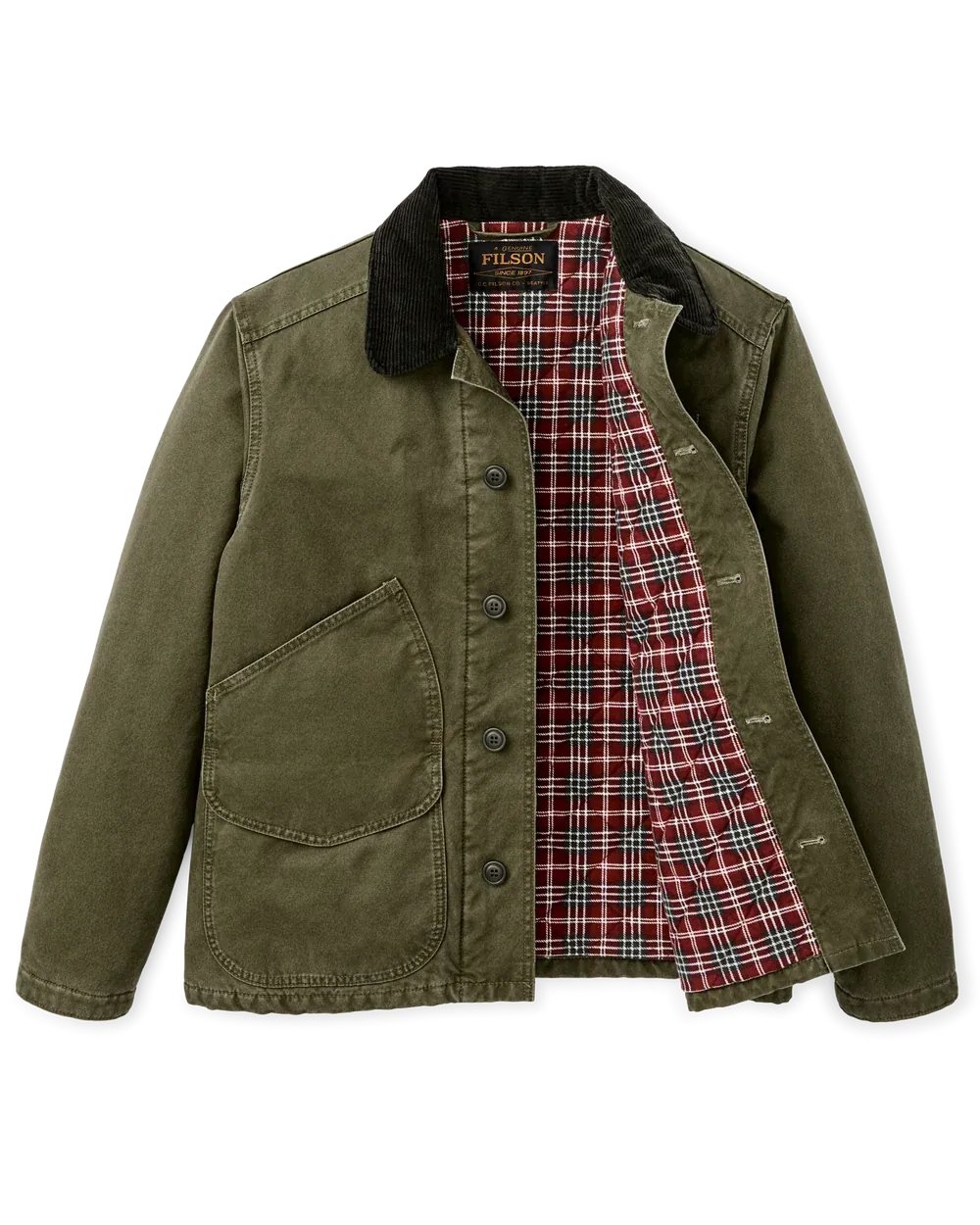 Filson Jackets Insulated Canvas Outfitter Jacket