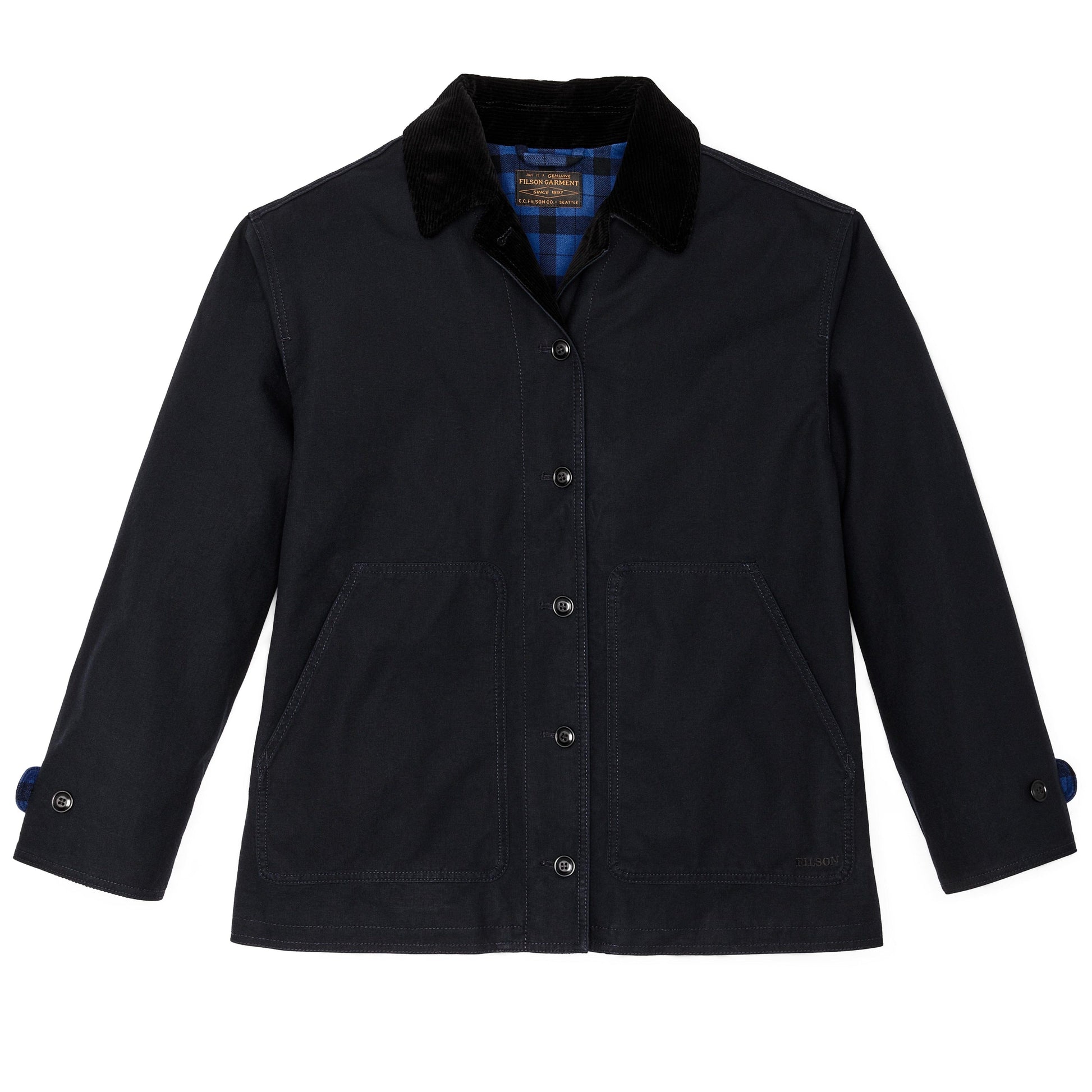 Filson Jackets NAVY / XS Women's Dry Tin Barn Coat