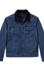 Filson Jackets Rustic Canvas Short Cruiser Jacket in Indigo