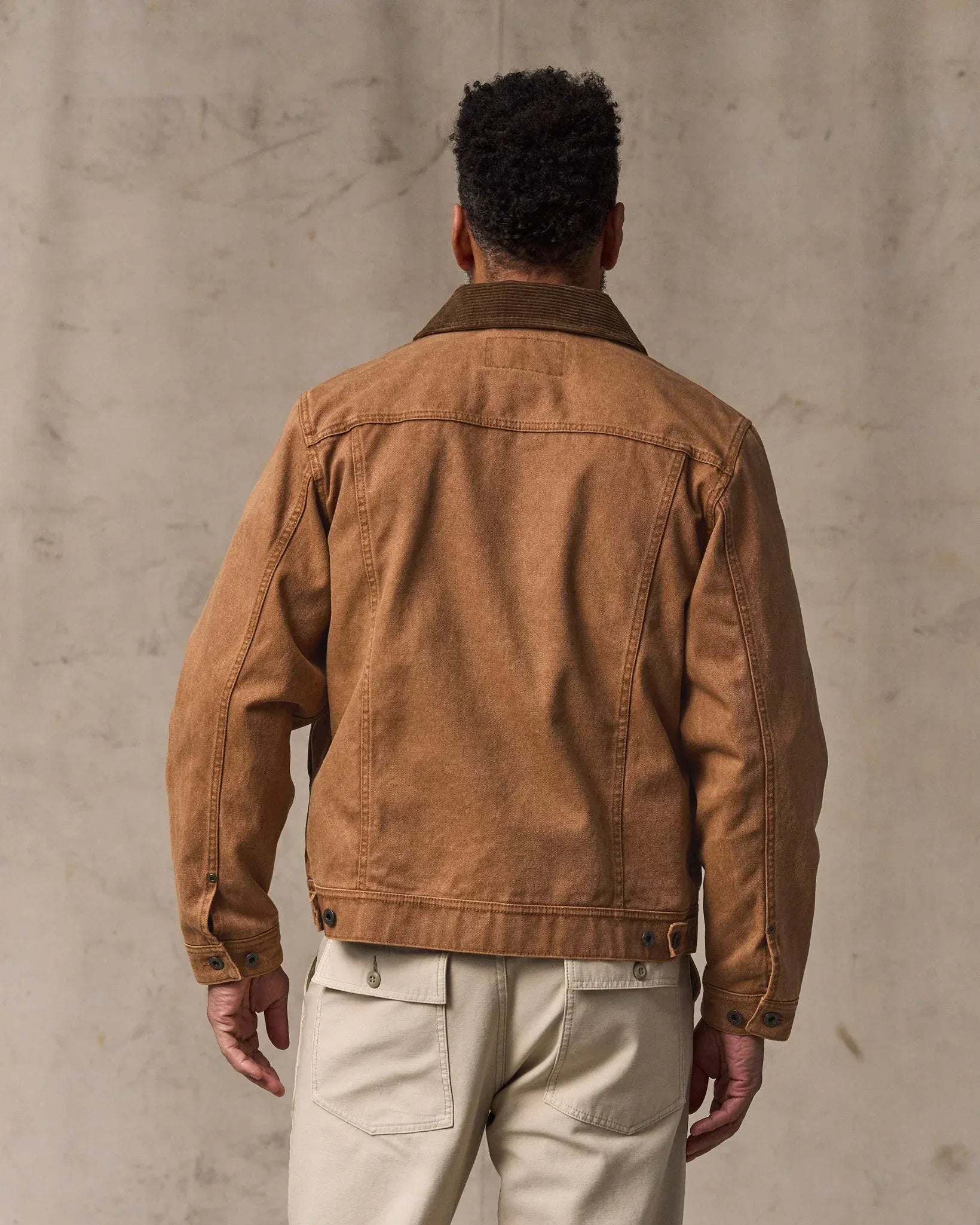 Filson Jackets Rustic Canvas Short Cruiser Jacket in Whiskey