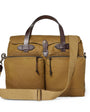 Filson Luggage 24 Hour Tin Cloth Briefcase- Dark Tan