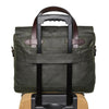 Filson Luggage 24 Hour Tin Cloth Briefcase- Otter Green