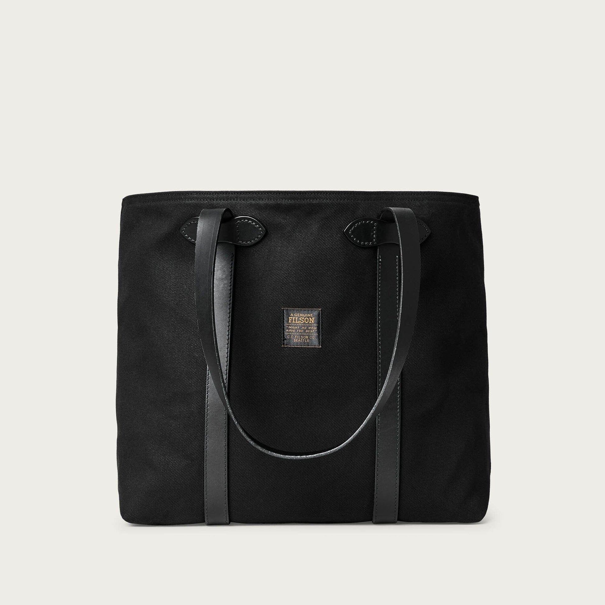Filson Luggage black / One Size large open tote bag