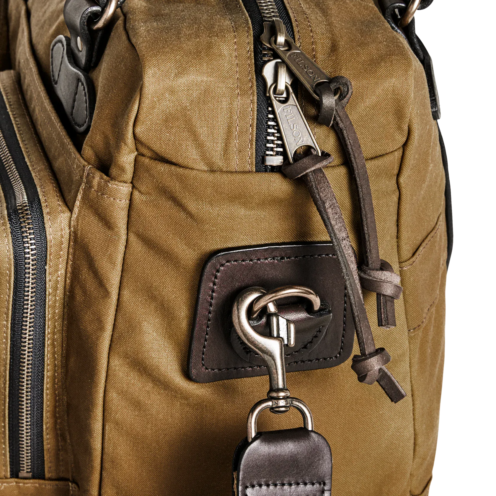 Filson Luggage DARK TAN 48 Hour Tin Cloth Duffle Bag