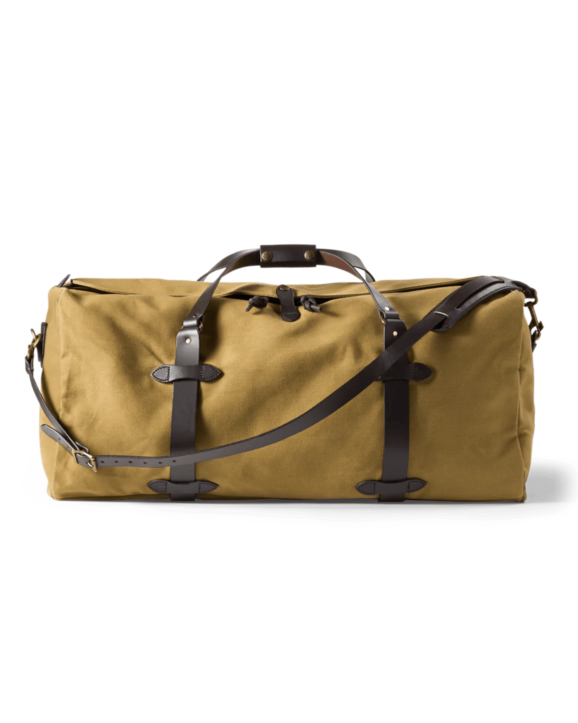 Filson Luggage Large Rugged Twill Duffel Bag in Tan