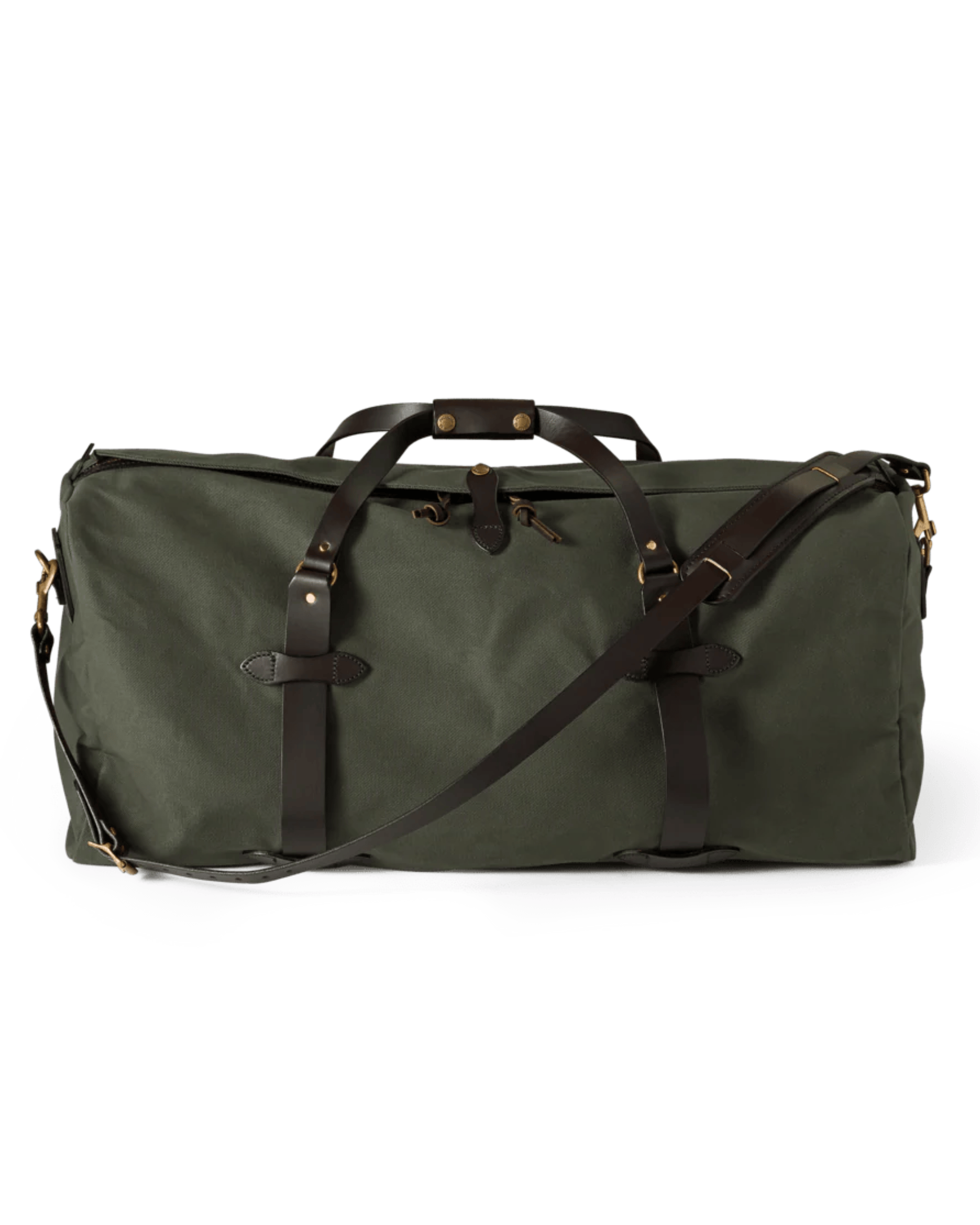 Filson Luggage Large Rugged Twill Duffel in Otter Green