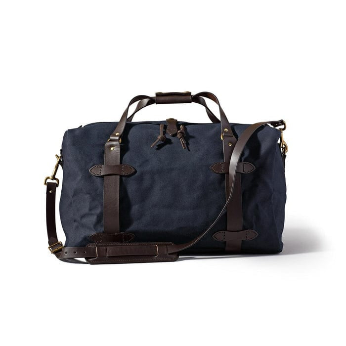 Filson Luggage Medium Rugged Twill Duffle- Navy