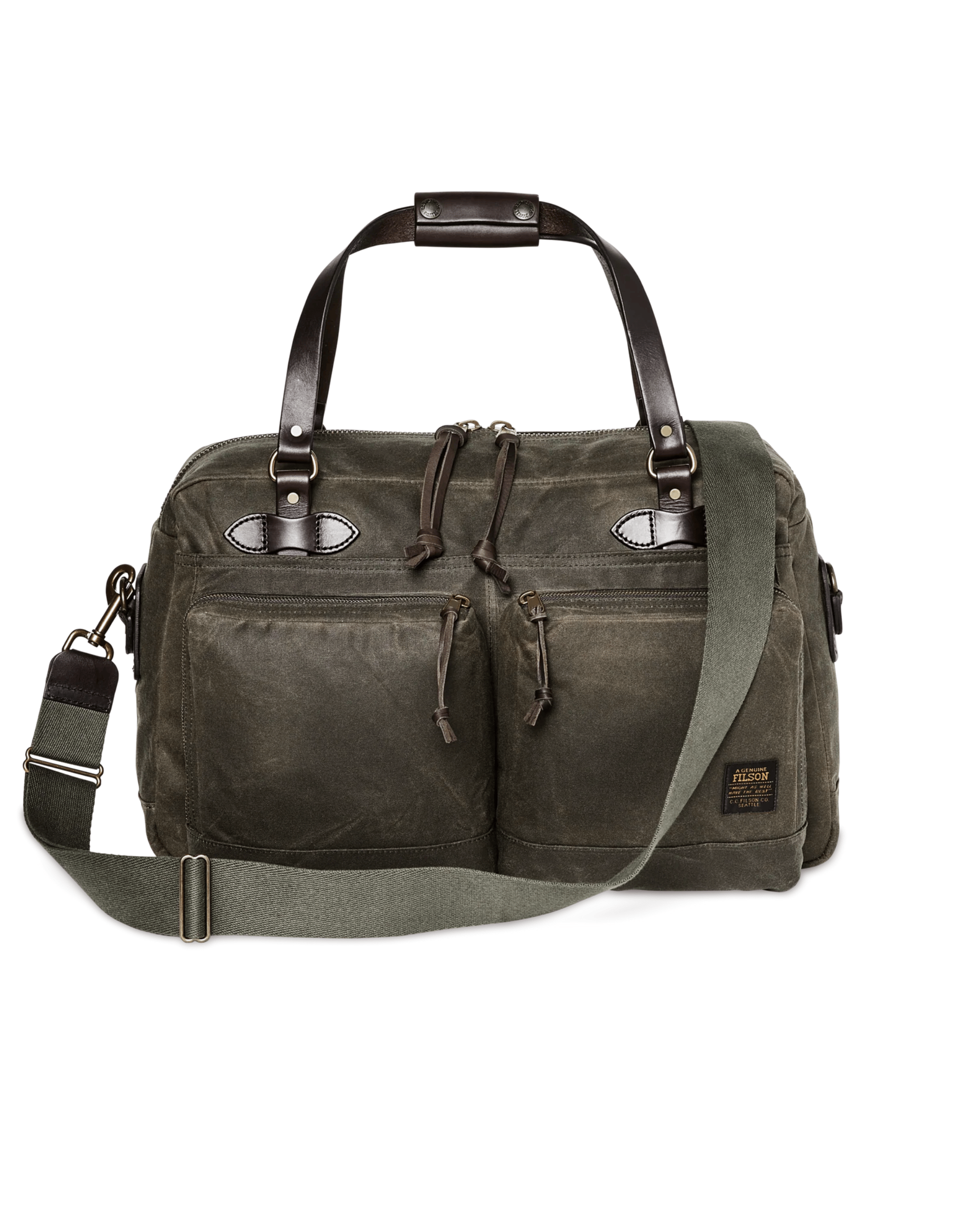 Filson Luggage OTTER GREEN 48 Hour Tin Cloth Duffle Bag