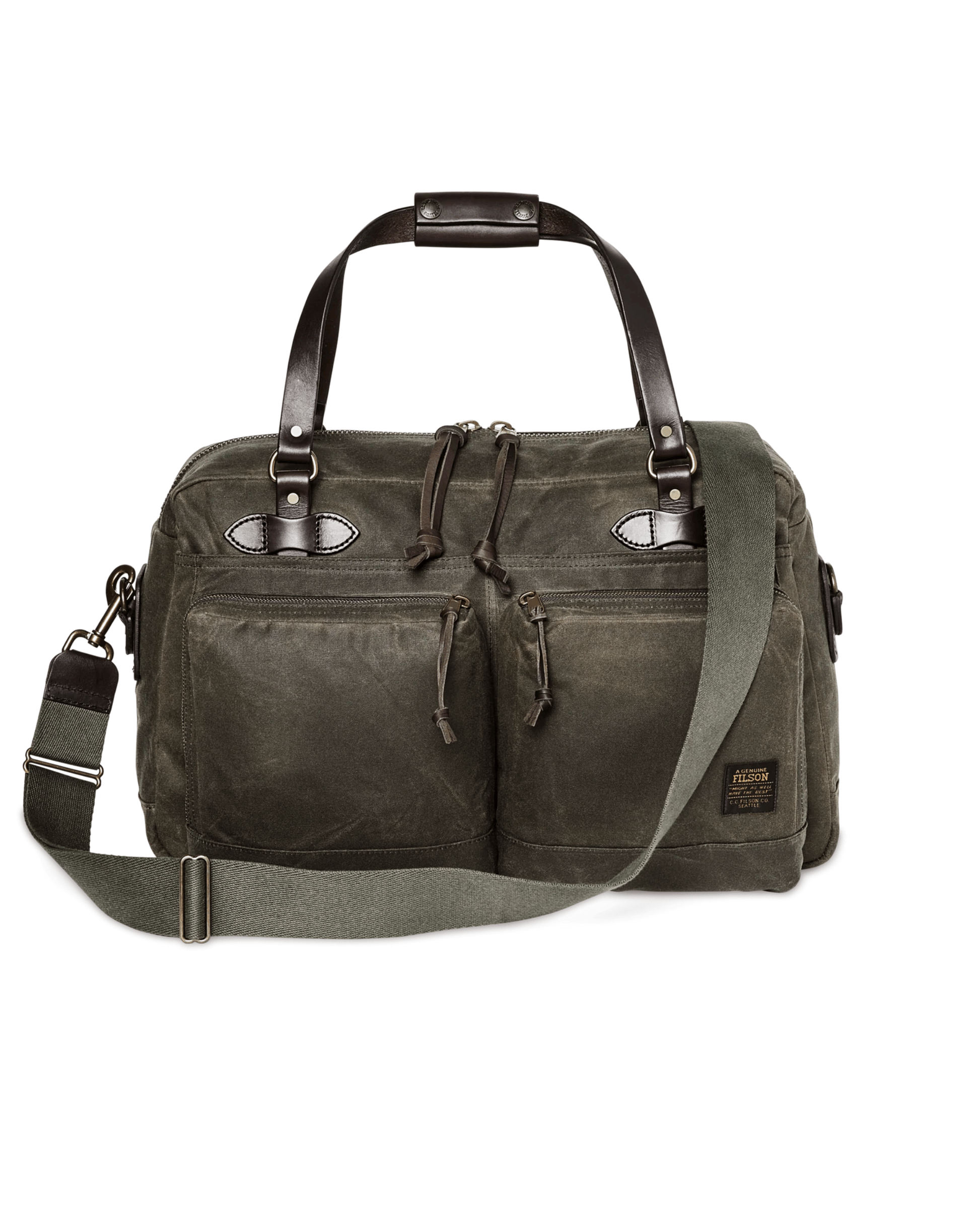 Filson Luggage OTTER GREEN 48 Hour Tin Cloth Duffle Bag